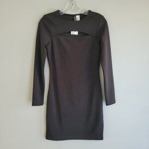 NWT Divided H&M Longsleeve Black Dress Size 4
